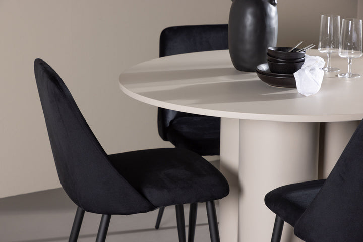 Venture Home Olivia Dining Table with Night Dining Chair