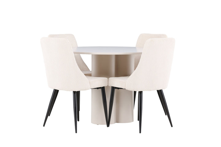 Venture Home Olivia Dining Table with Leone Dining Chair