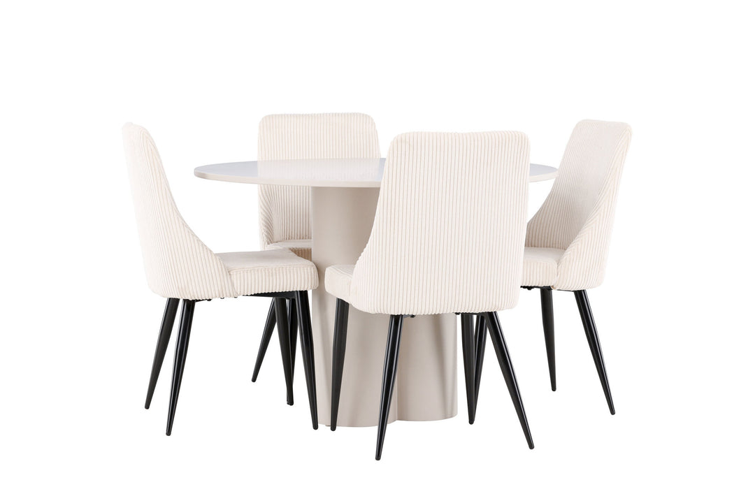 Venture Home Olivia Dining Table with Leone Dining Chair