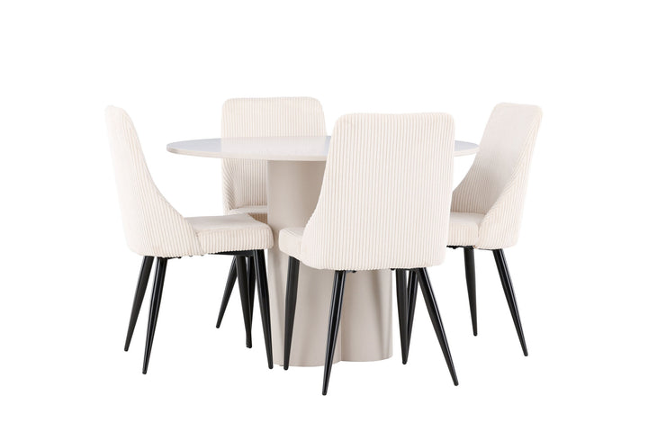 Venture Home Olivia Dining Table with Leone Dining Chair