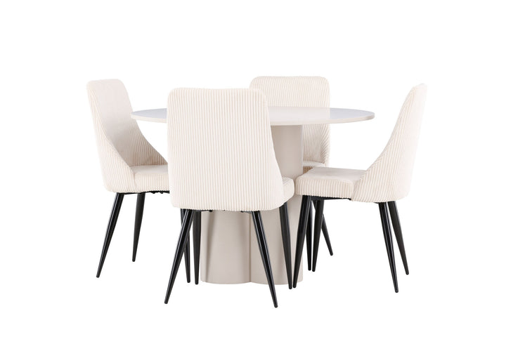 Venture Home Olivia Dining Table with Leone Dining Chair