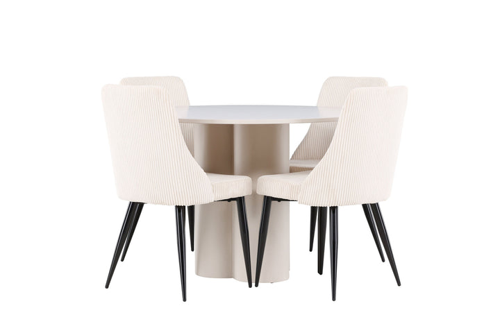 Venture Home Olivia Dining Table with Leone Dining Chair