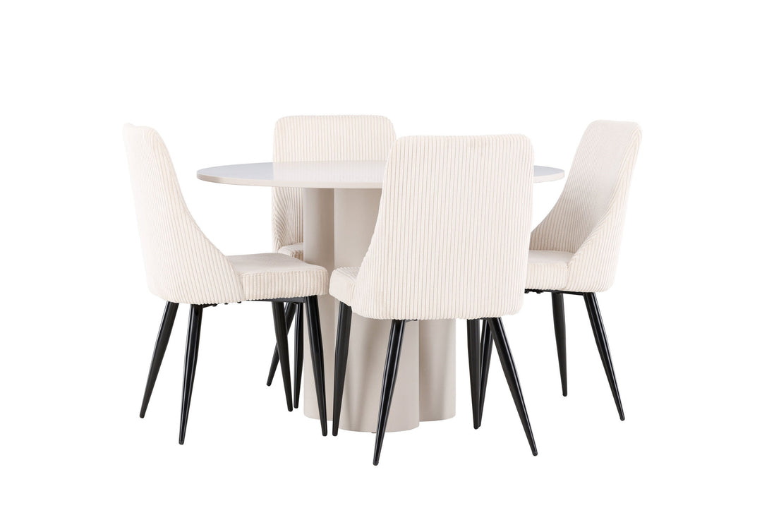 Venture Home Olivia Dining Table with Leone Dining Chair