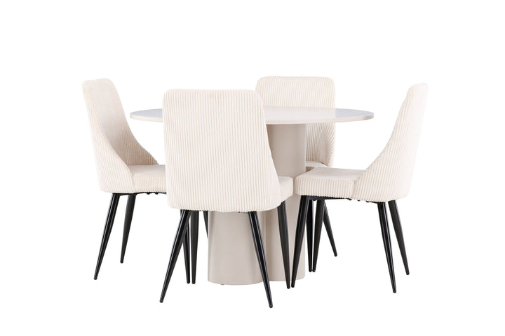 Venture Home Olivia Dining Table with Leone Dining Chair