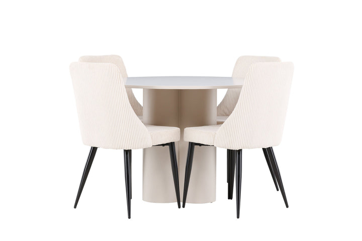 Venture Home Olivia Dining Table with Leone Dining Chair