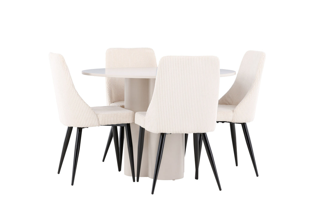 Venture Home Olivia Dining Table with Leone Dining Chair