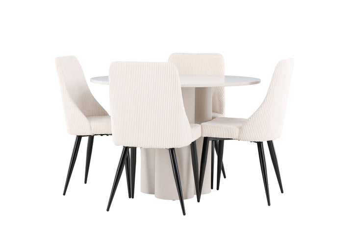 Venture Home Olivia Dining Table with Leone Dining Chair