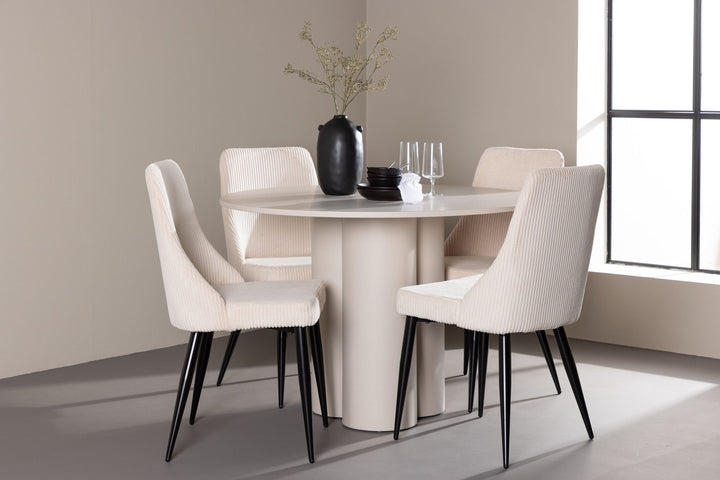 Venture Home Olivia Dining Table with Leone Dining Chair