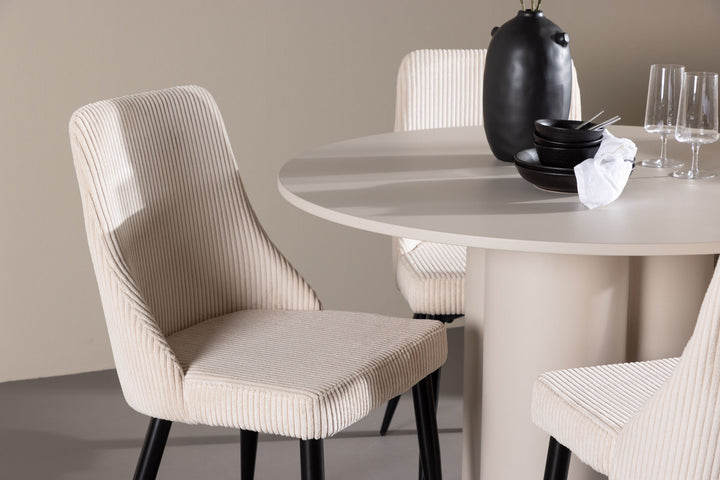 Venture Home Olivia Dining Table with Leone Dining Chair