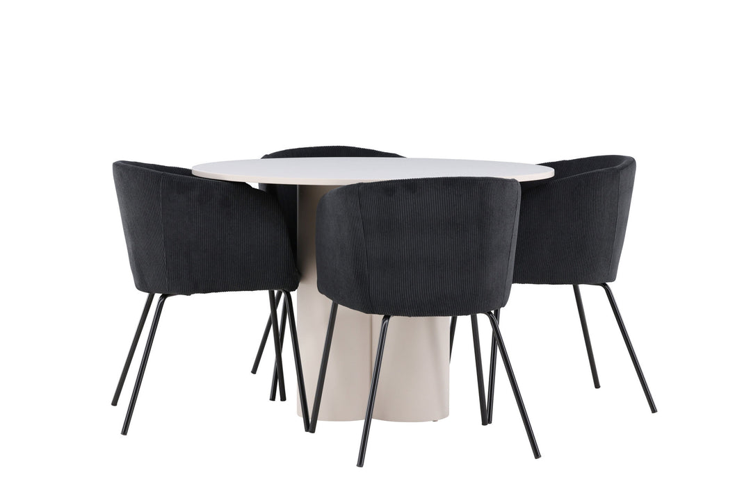 Venture Home Olivia Dining Table with Berit Dining Chair