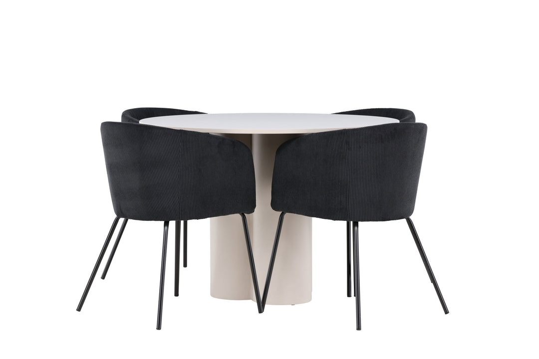 Venture Home Olivia Dining Table with Berit Dining Chair