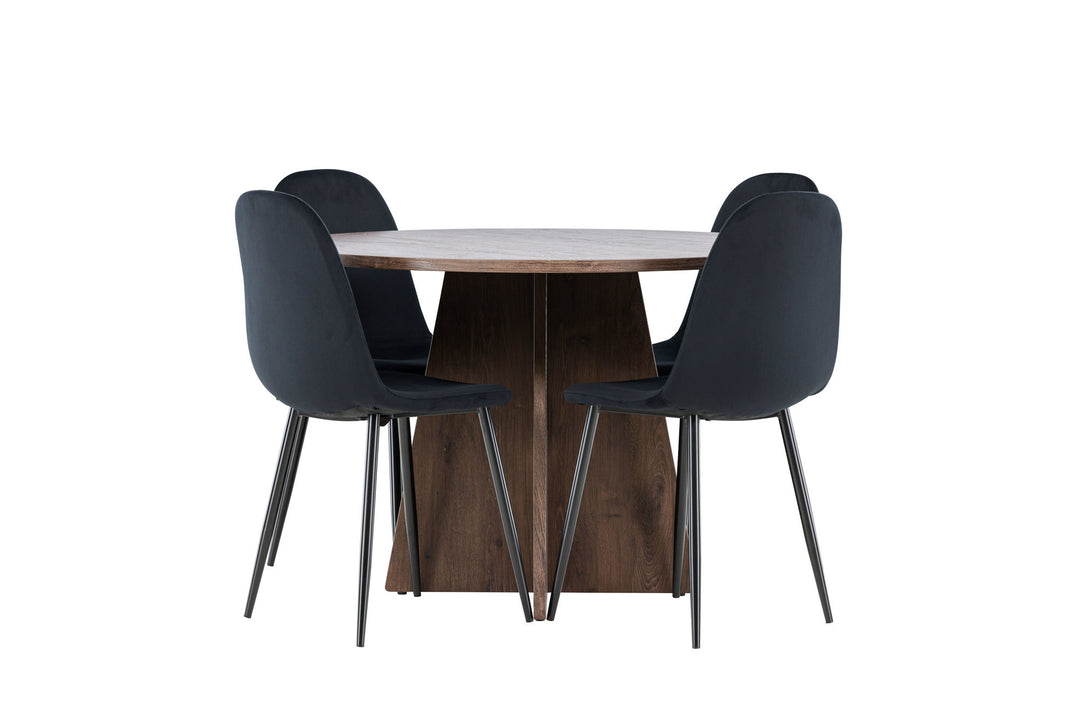Venture Home Bootcut Dining Table with Polar Dining Chair
