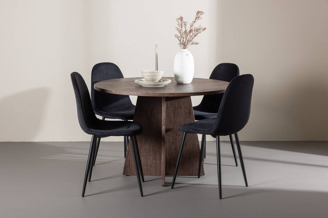 Venture Home Bootcut Dining Table with Polar Dining Chair