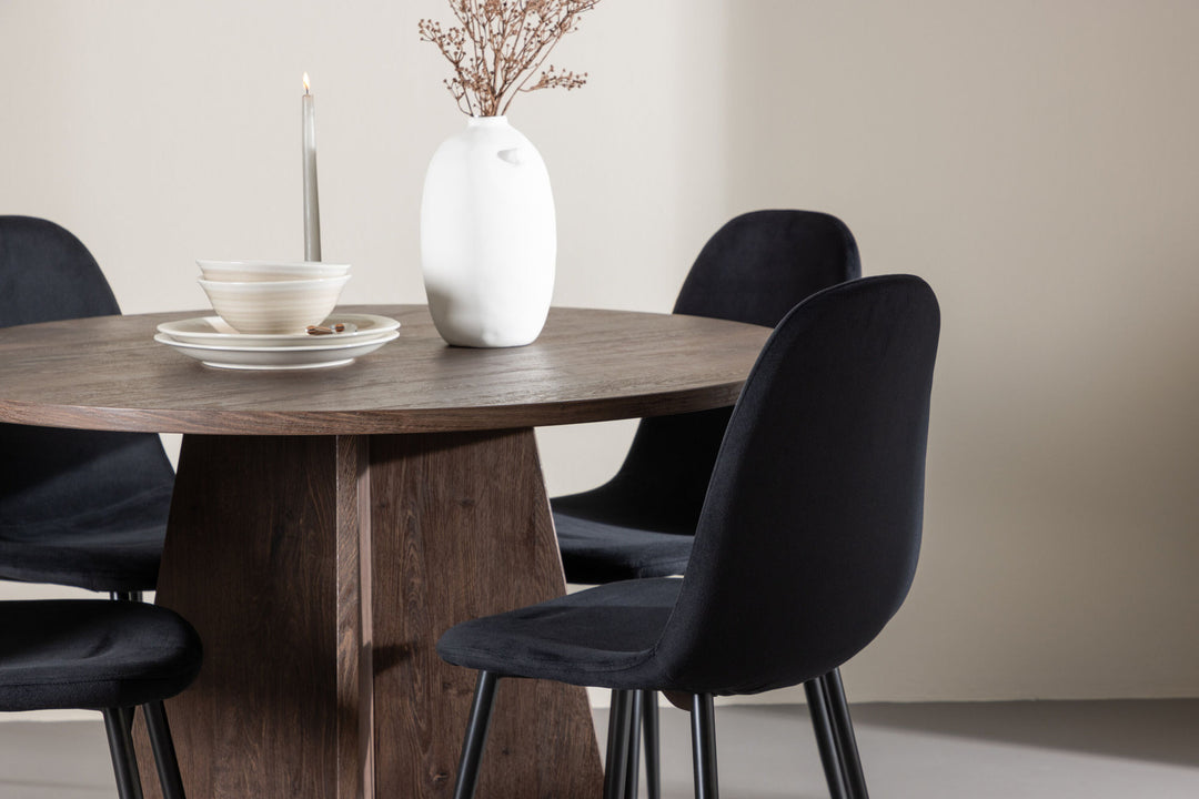 Venture Home Bootcut Dining Table with Polar Dining Chair