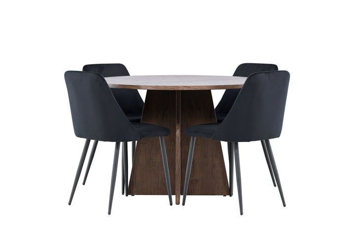 Venture Home Bootcut Dining Table with Night Dining Chair