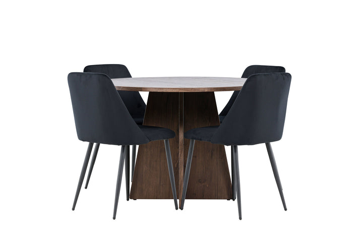 Venture Home Bootcut Dining Table with Night Dining Chair
