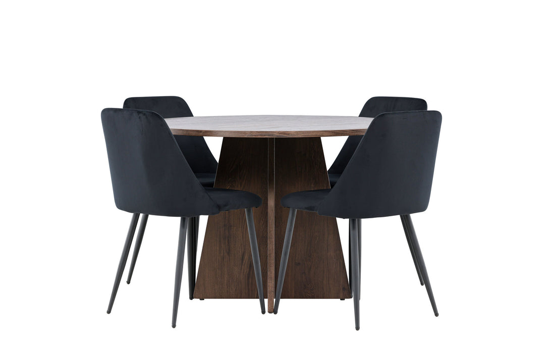 Venture Home Bootcut Dining Table with Night Dining Chair