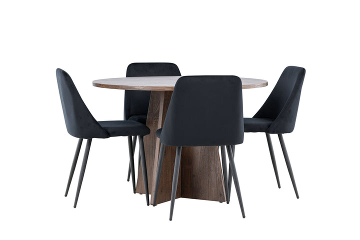 Venture Home Bootcut Dining Table with Night Dining Chair