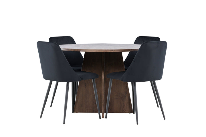 Venture Home Bootcut Dining Table with Night Dining Chair