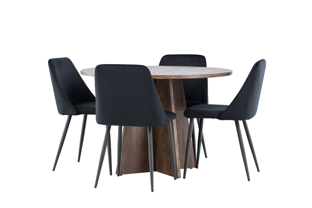 Venture Home Bootcut Dining Table with Night Dining Chair
