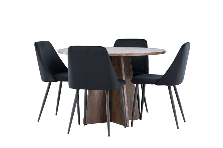 Venture Home Bootcut Dining Table with Night Dining Chair