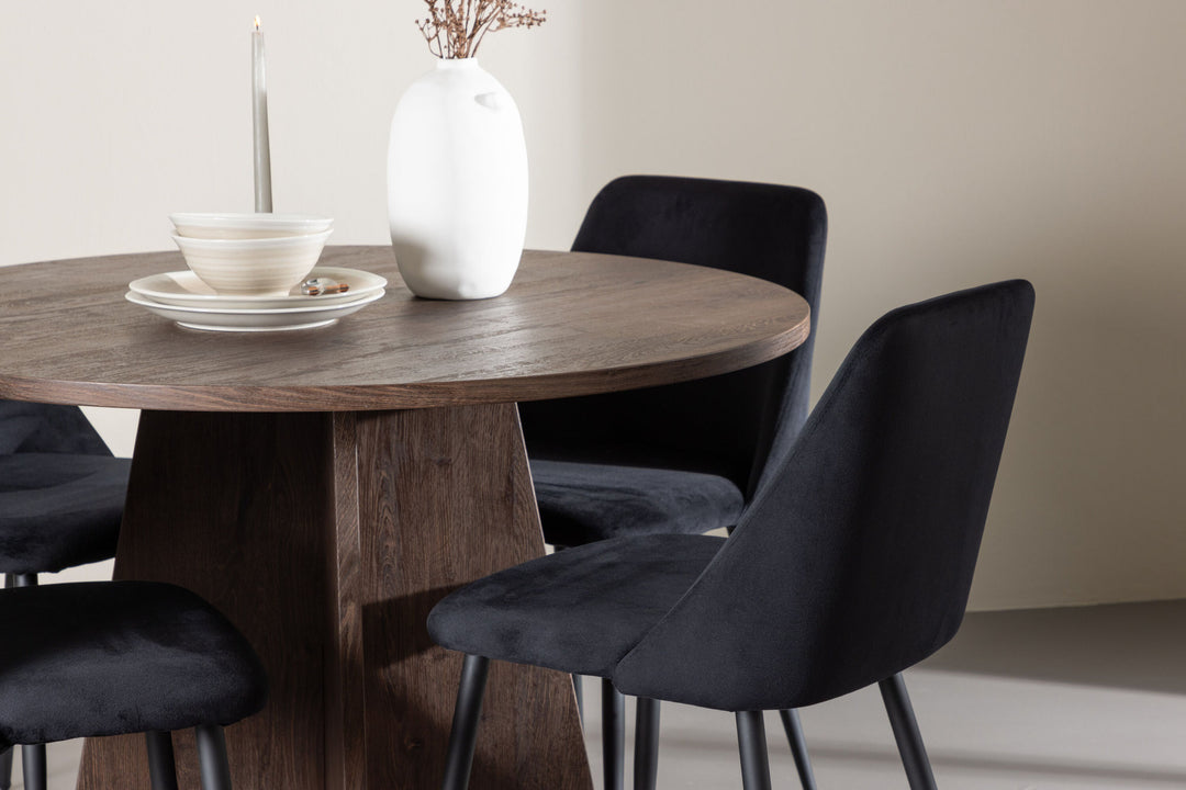 Venture Home Bootcut Dining Table with Night Dining Chair