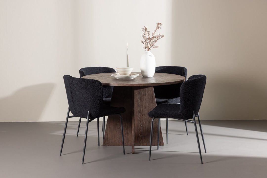 Venture Home Bootcut Dining Table with Modesto Dining Chair