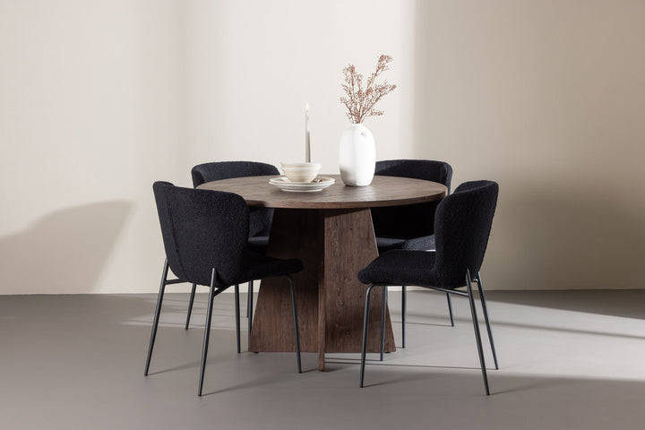 Venture Home Bootcut Dining Table with Modesto Dining Chair