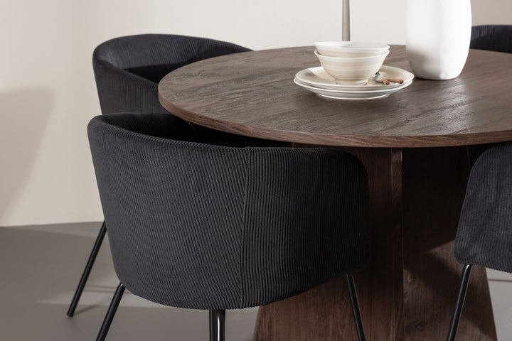 Venture Home Bootcut Dining Table with Berit Dining Chair
