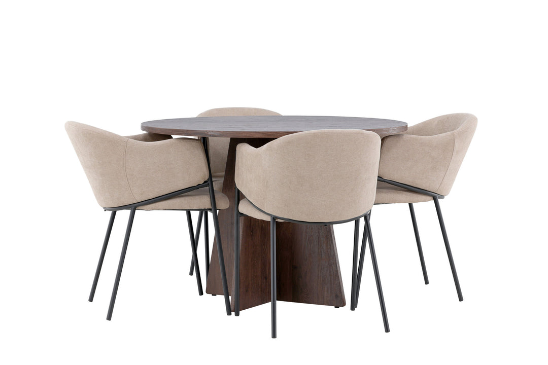 Venture Home Bootcut Dining Table with Evelina Dining Chair
