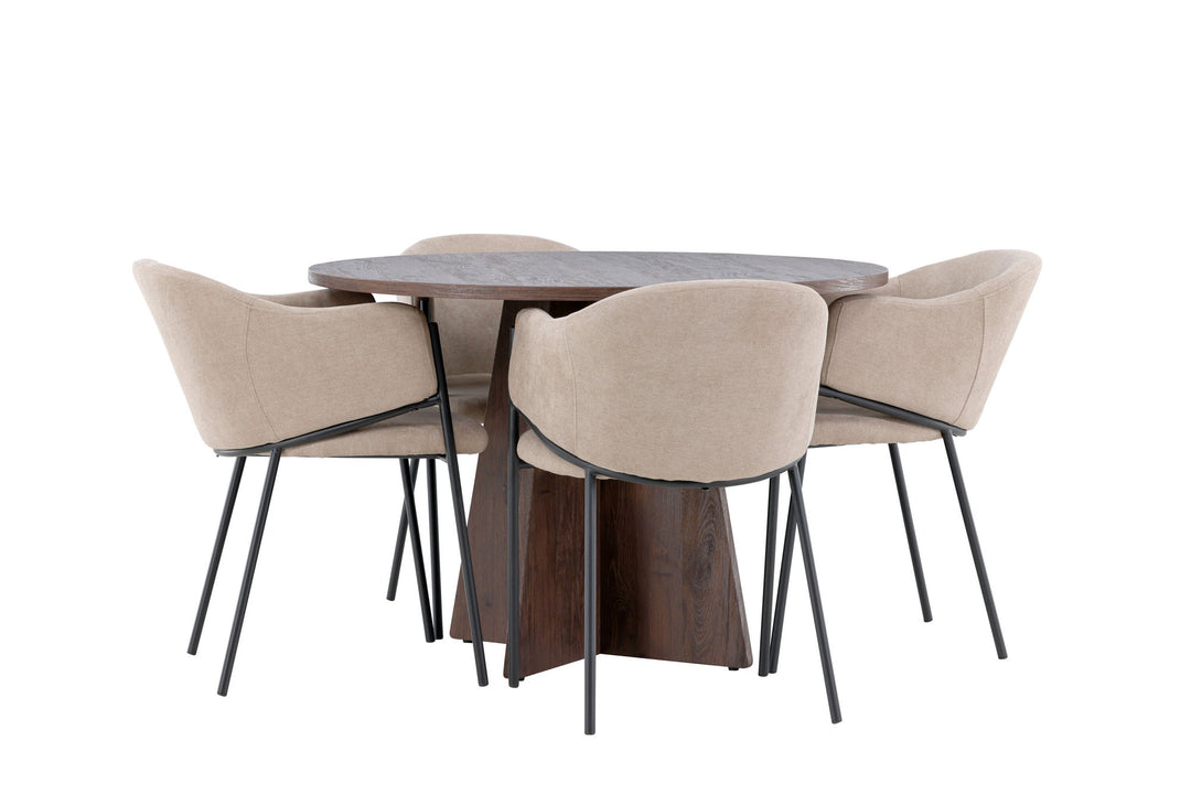 Venture Home Bootcut Dining Table with Evelina Dining Chair