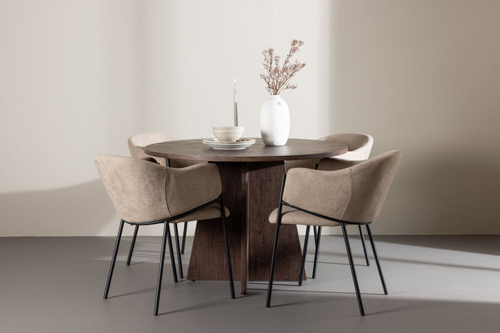 Venture Home Bootcut Dining Table with Evelina Dining Chair
