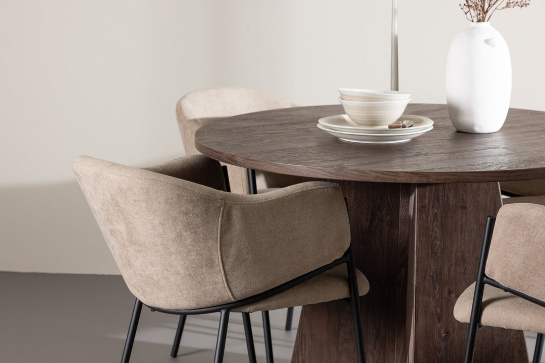 Venture Home Bootcut Dining Table with Evelina Dining Chair