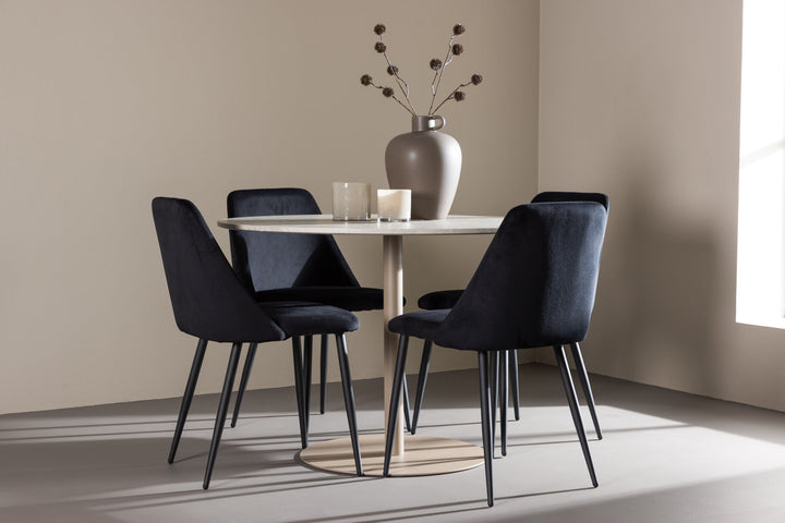 Venture Home Lycke Dining Table with Night Dining Chair
