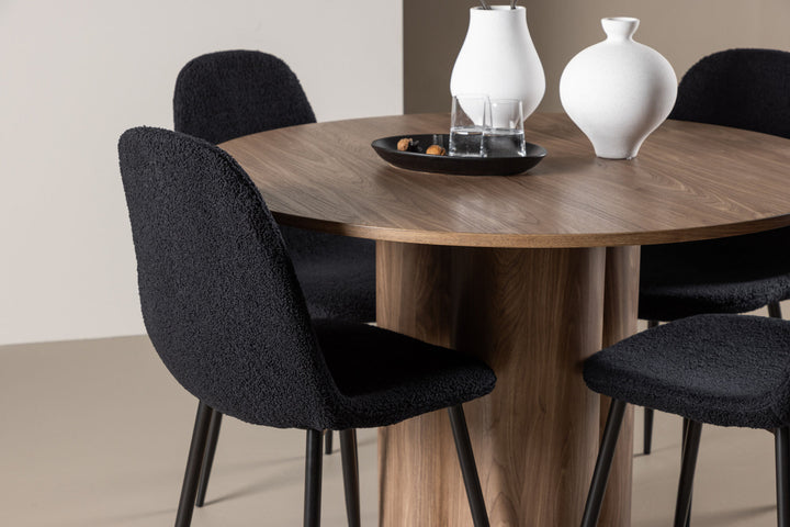 Venture Home Olivia Dining Table with Polar Dining Chair