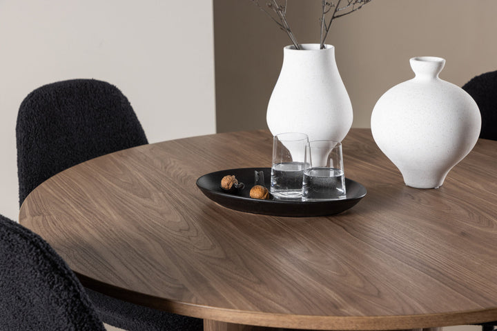 Venture Home Olivia Dining Table with Polar Dining Chair