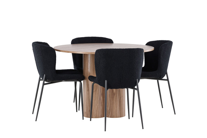 Venture Home Olivia Dining Table with Modesto Dining Chair