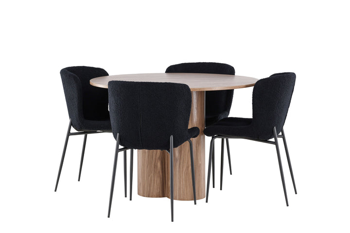 Venture Home Olivia Dining Table with Modesto Dining Chair