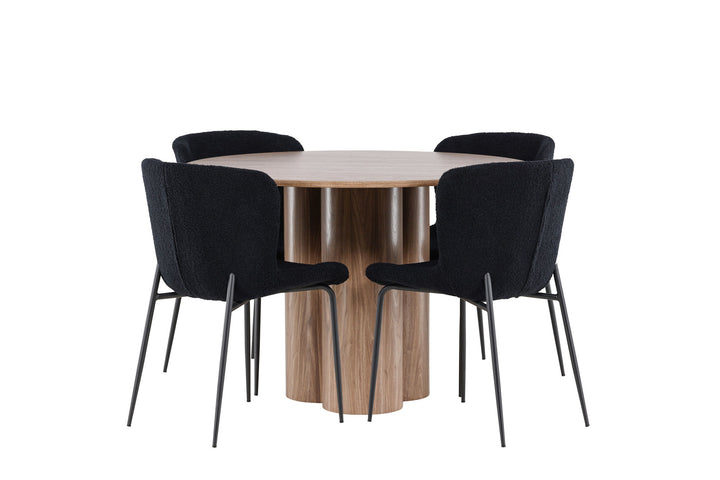Venture Home Olivia Dining Table with Modesto Dining Chair