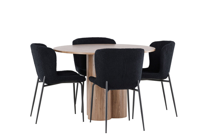 Venture Home Olivia Dining Table with Modesto Dining Chair