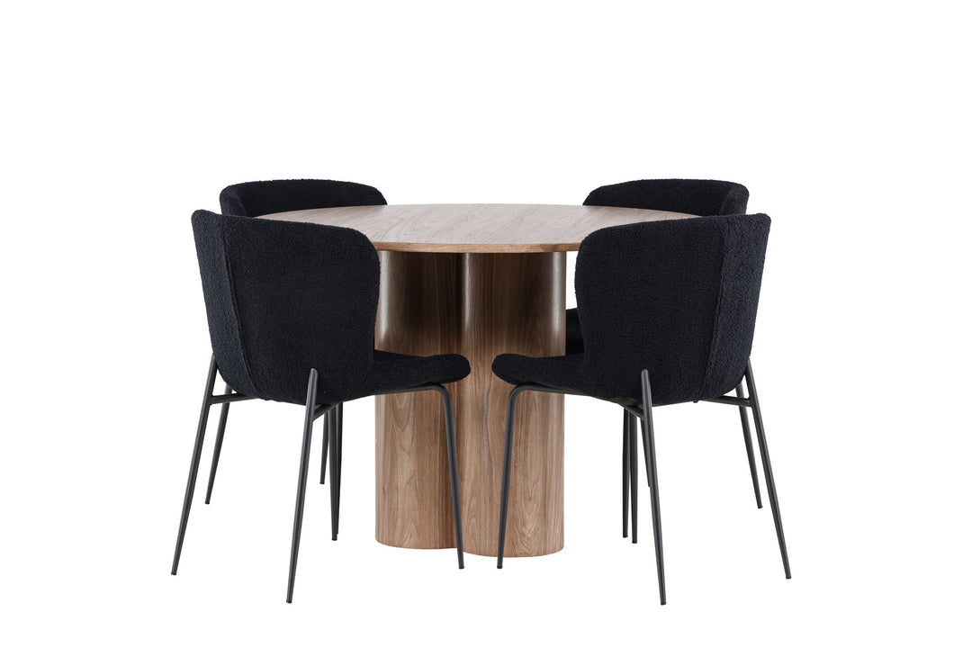 Venture Home Olivia Dining Table with Modesto Dining Chair