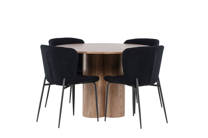 Venture Home Olivia Dining Table with Modesto Dining Chair