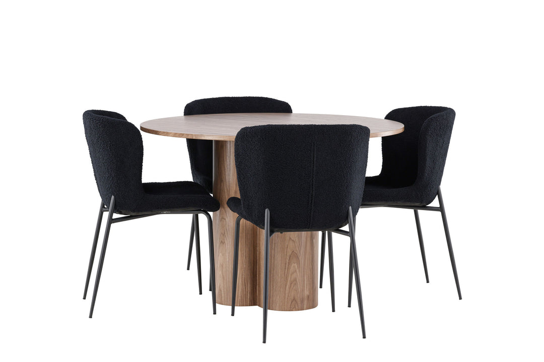 Venture Home Olivia Dining Table with Modesto Dining Chair