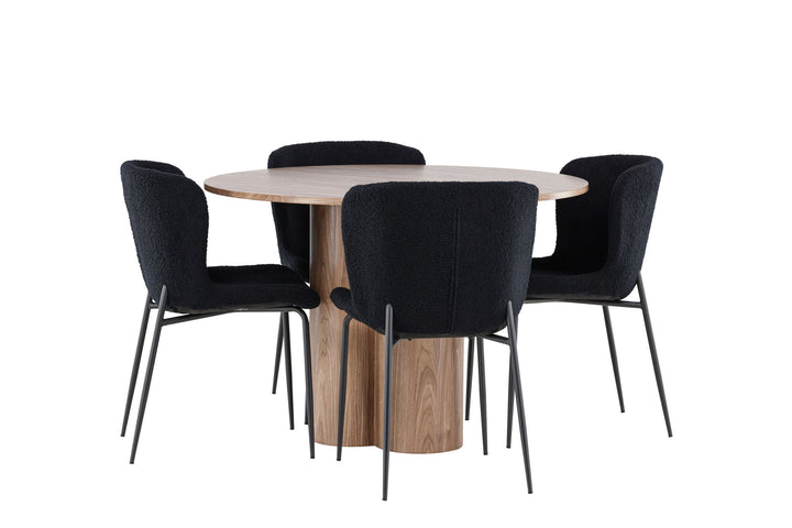 Venture Home Olivia Dining Table with Modesto Dining Chair