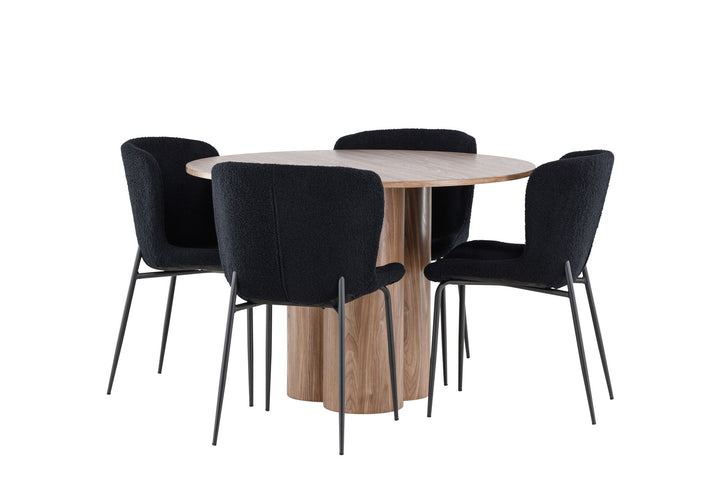 Venture Home Olivia Dining Table with Modesto Dining Chair
