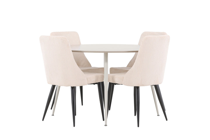 Venture Home Plaza Dining Table with Leone Dining Chair