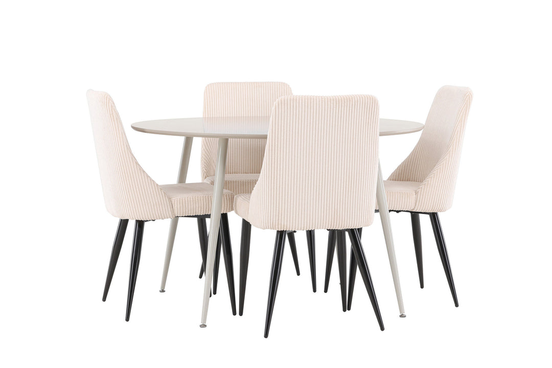 Venture Home Plaza Dining Table with Leone Dining Chair