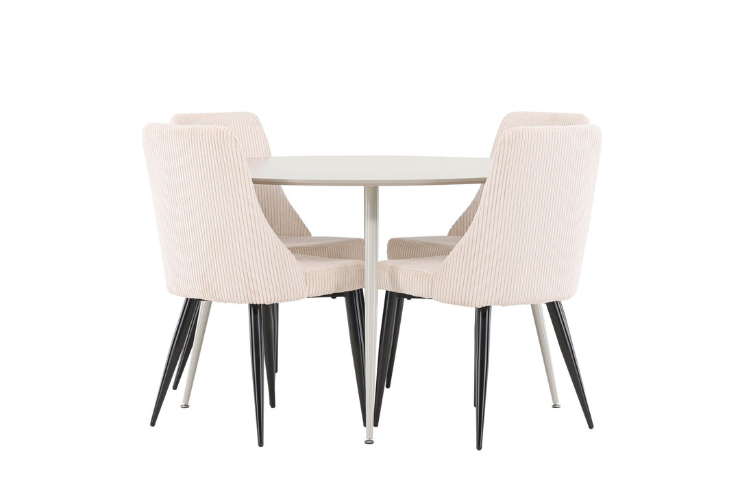 Venture Home Plaza Dining Table with Leone Dining Chair
