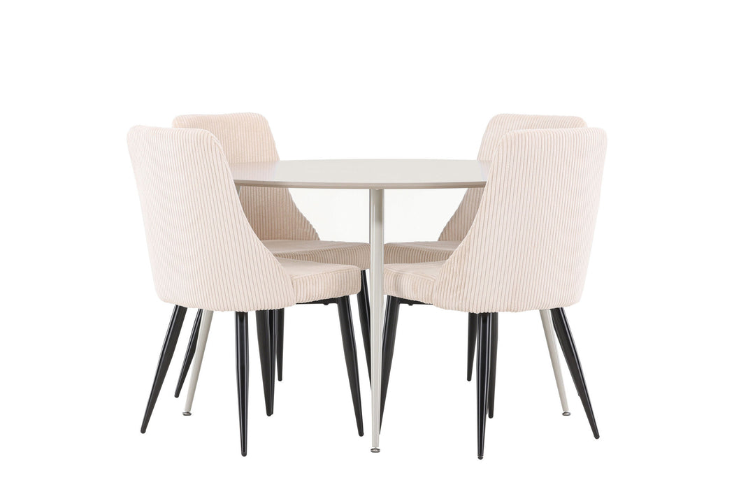 Venture Home Plaza Dining Table with Leone Dining Chair