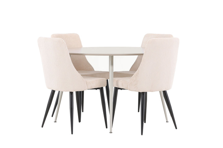 Venture Home Plaza Dining Table with Leone Dining Chair